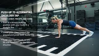 Push Up to Alternating Shoulder Tap