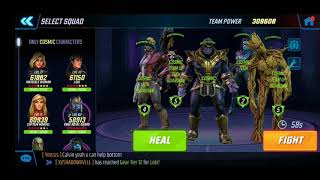 Raid - Alpha 4 Cosmic Miniboss 3 A7 - Marvel Strike Force