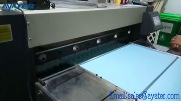 Filtering material cutting and bending process