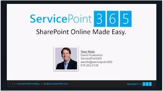 ServicePoint365 Webcast:  SharePoint Online Made Easy