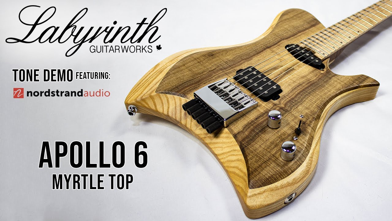 Labyrinth Apollo 6 Headless Guitar Demo Nordstrand Pickups YouTube