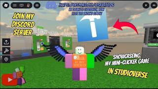 MY MINI-clicker game i made in STUDIOVERSE! (join my dc server im doing a giveaway, ending soon!) screenshot 4