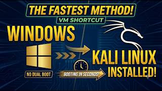 The FASTEST Way to Install Kali Linux on Windows