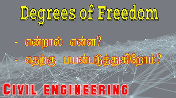 Degrees of Freedom (Concepts) Part 1 of 2 | Structural Analysis | Civil Engineering