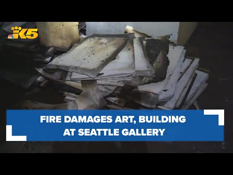 Fire causes 'irreparable damage' to art gallery in Seattle's Pioneer Square