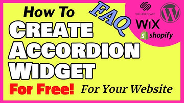How to Create Accordion Widget for Your Website
