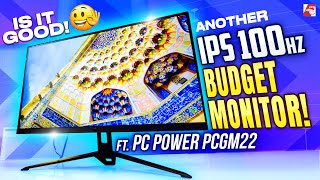 বাজেটে 100 HZ মনিটর || PC POWER PCGM22 IPS Monitor Review