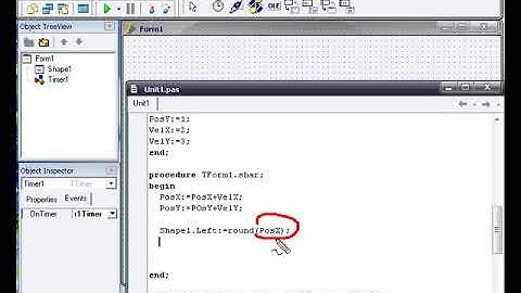 3 05 Delphi практический курс   Создаём игру PingPong часть 1 480p
