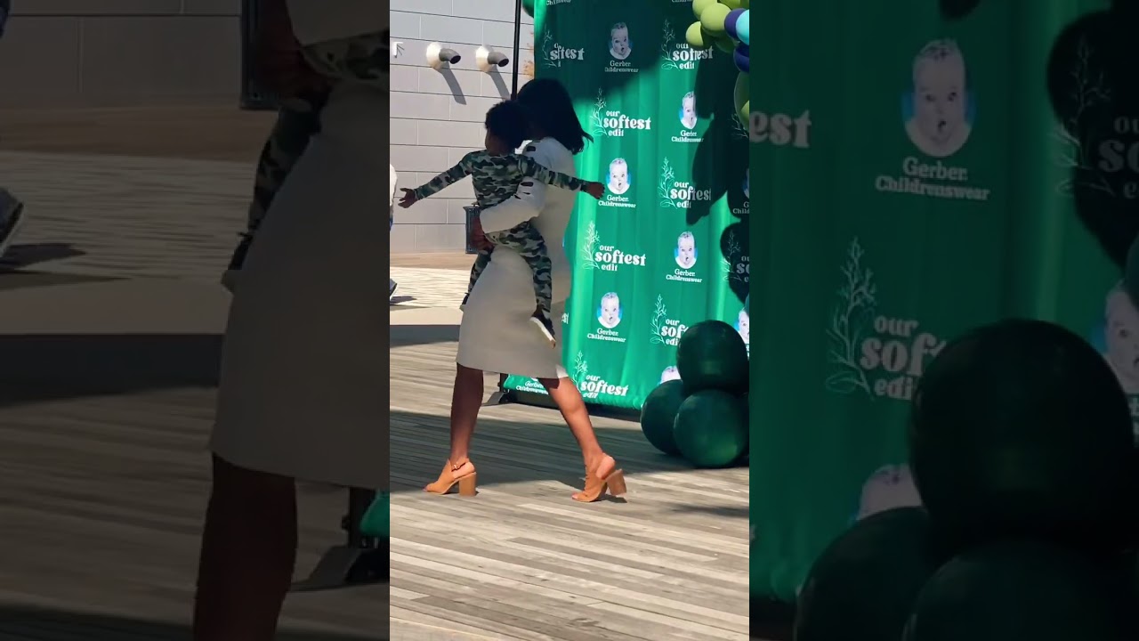 My son first modeling event 