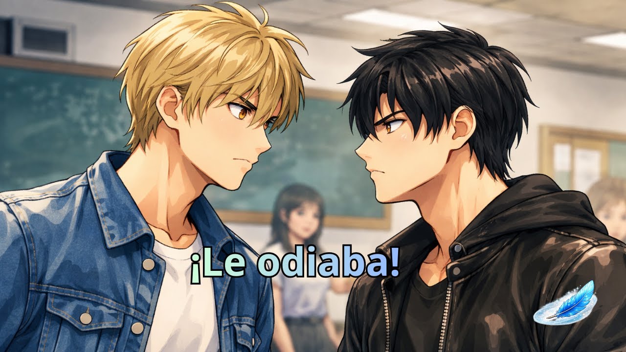 Odiaba al chico nuevo, hasta que consiguió que no pudiese dejar de pensar en él | Relato BL