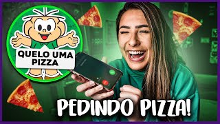 PEDINDO PIZZA COM A VOZ DO CEBOLINHA! PARTE 2