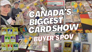 Our First Pokemon Card Show and biggest in Canada! (BUYER POV)  Vancouver, Canada