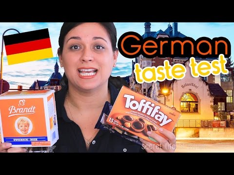 GERMAN FOOD TASTE TEST #2 | GERMANY | VIVIAN REACTS
