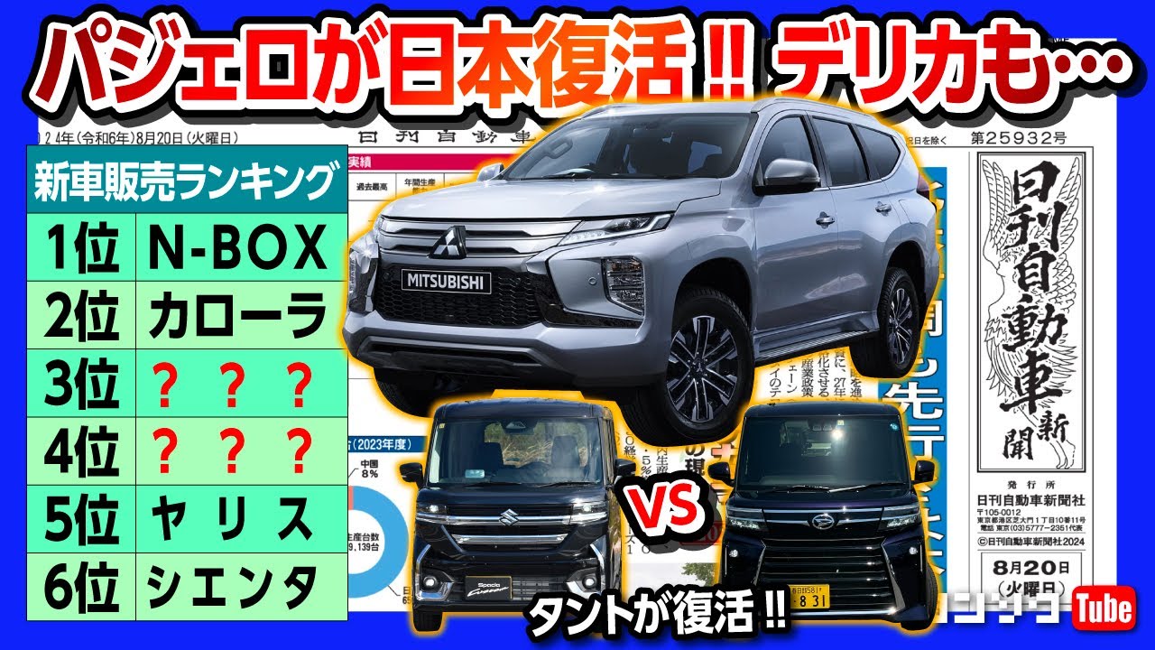 パジェロが日本でも復活!?】デリカD5もついにフルモデルチェンジ