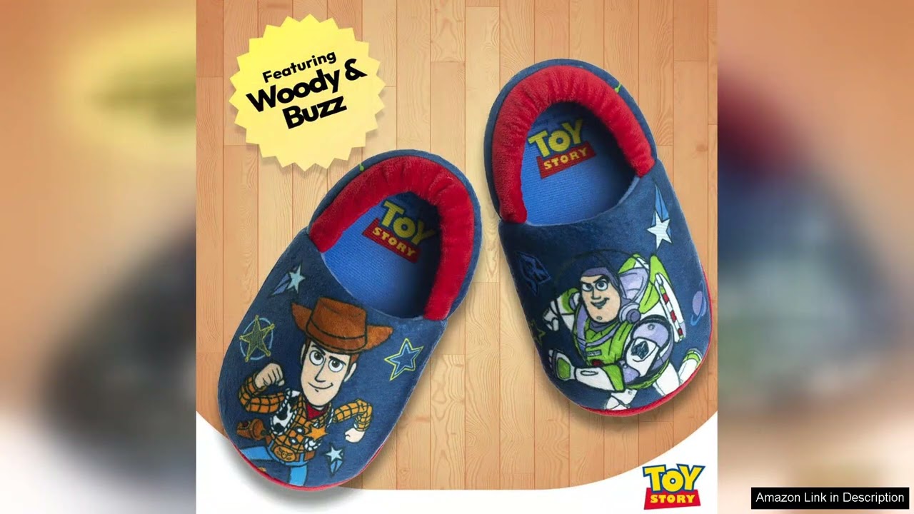 Disney Boys’ Toy Story Slippers – Buzz and Woody Fuzzy Slippers (Toddler/Kid) Review