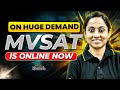 🔥 On Huge Demand! MVSAT Is Online Now 🚀 | Register Today!