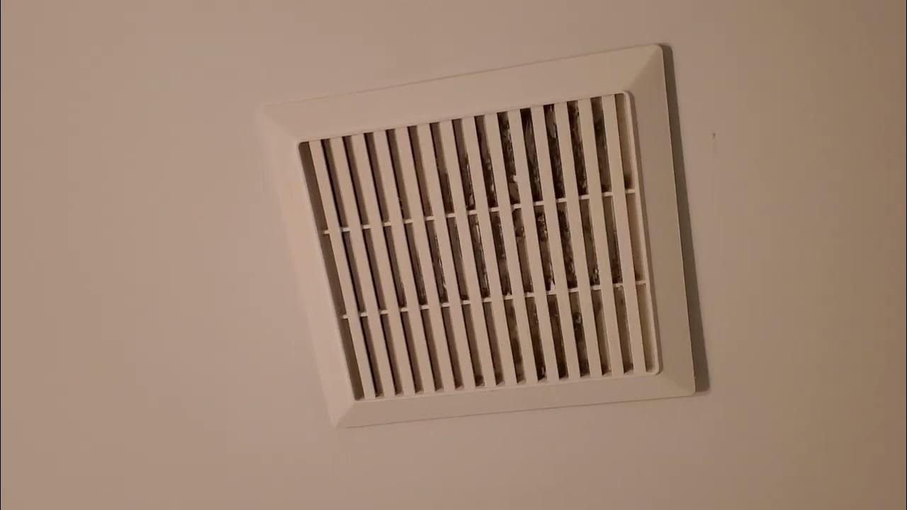 Loud Nutone bathroom fan YouTube