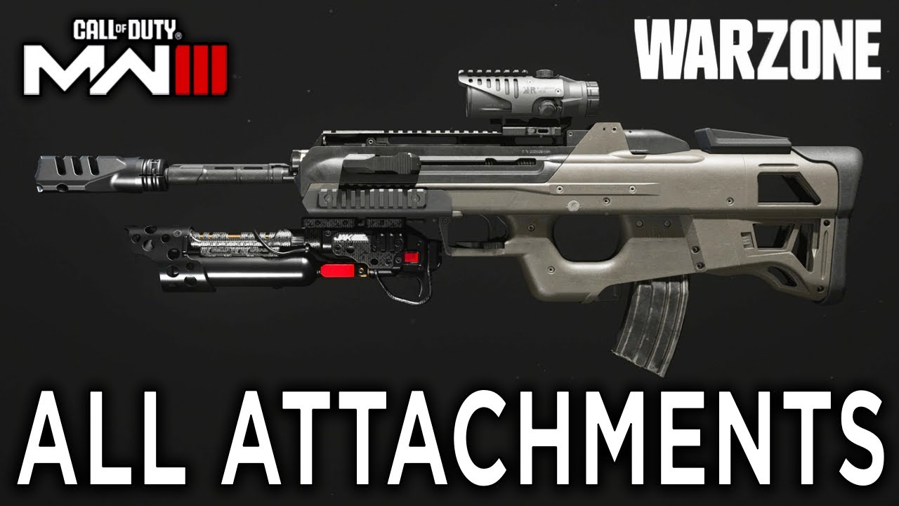 All Attachments of the F2000 (BP50) in Modern Warfare 3 & Warzone - YouTube