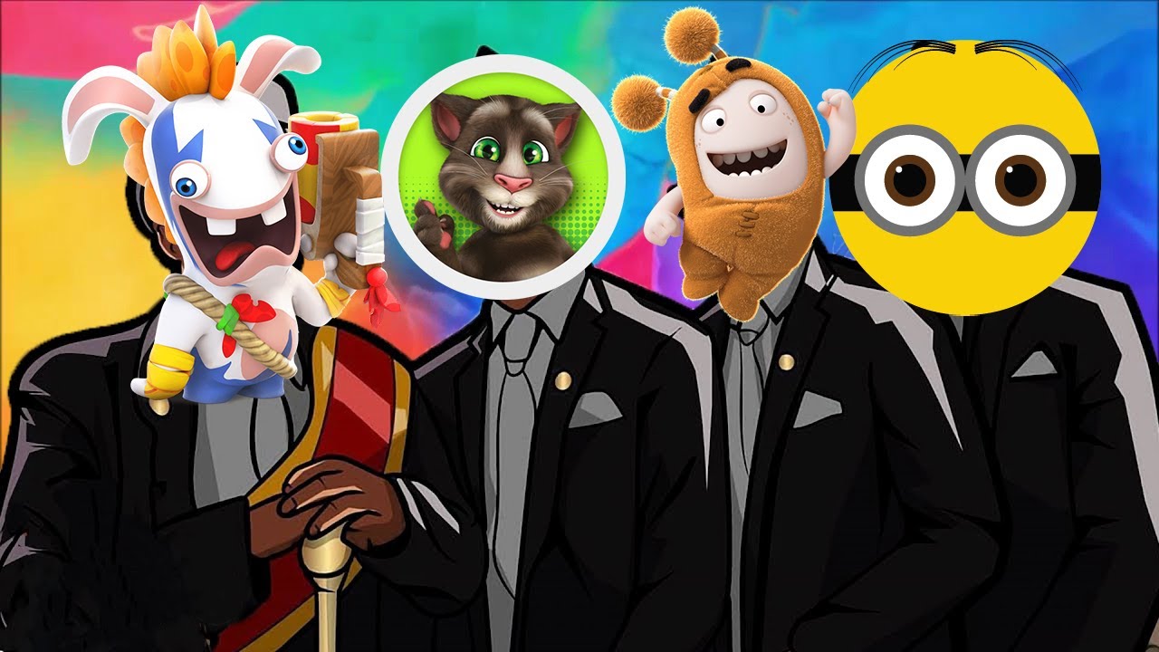 Despicable me & Oddbods & Rabbids Invasion & Talking Tom (Coffin Dance ...