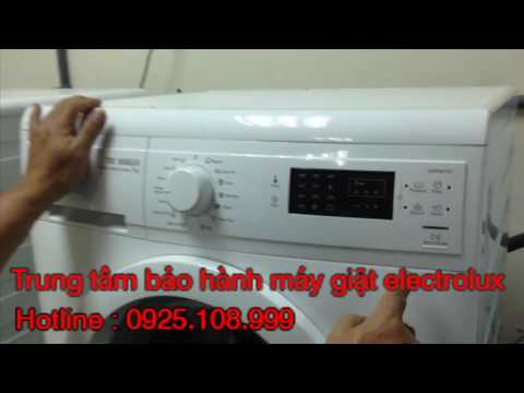 Video Cách test lỗi máy giặt Electrolux EWP85752 - youtube