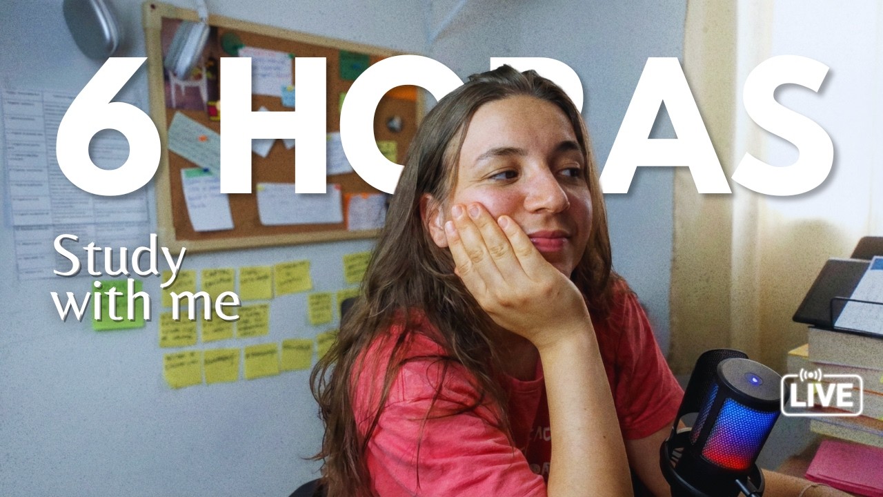 LIVE | domingo de paz e estudos 📚☕ STUDY WITH ME pomos 50/10 | barulho de chuva #day117