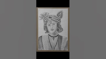 sumedh as shree krishna drawing 😍♥ || krishna ji drawing || #shorts