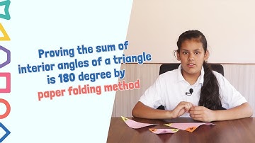 Triangle Interior Angles Sum to 180 Degrees | Mathematics | Imperial World School