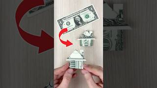 How to Make Dollar Origami House | Dollar origami | Money origami House