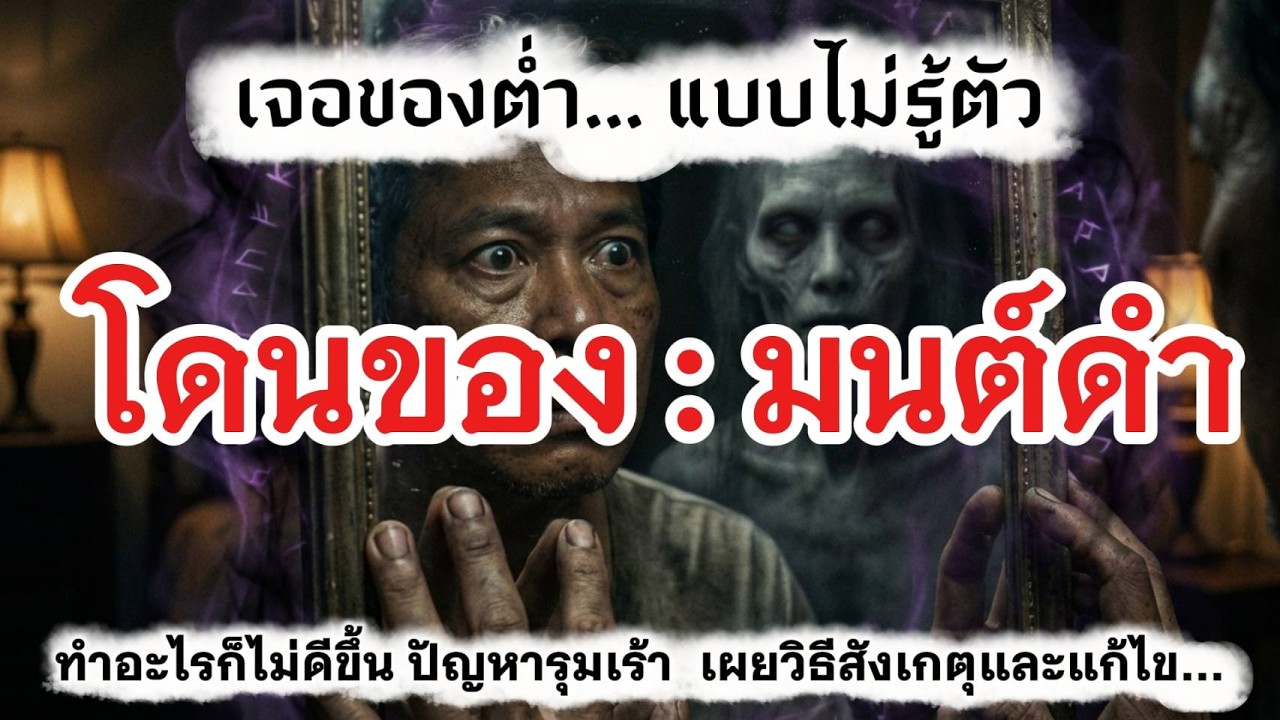 คุณโดนของไหม? มาไม่รู้ตัว!! สัญญาณโดนมนต์ดำเล่นงาน ตกต่ำไม่รู้ตัว!!  I@เสียงสีขาว