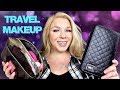 WHAT&#39;S IN MY... TRAVEL MAKEUP BAG?!