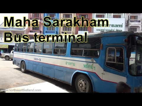 Tour of the Maha Sarakham Bus Terminal.