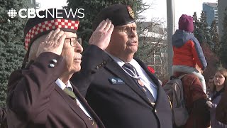 Thousands of Calgarians remember at ceremonies across the city
