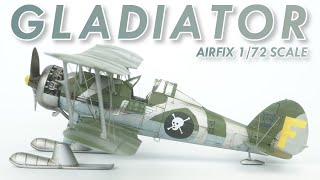 In Foreign Service: Airfix's Gloster J-8A Gladiator MK.II in 1/72! | Full Build in 4K