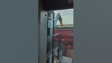 Unloading Soybeans on the go