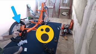 Part 2 - Projeto Tarântula - Construção de um triciclo reclinado (recumbent trike)