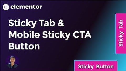 Create a Vertical Sticky Side button + Mobile Footer Button with Elementor (No Pro Needed!)