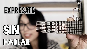 Muestra mensajes facilmente en matriz led 8x64