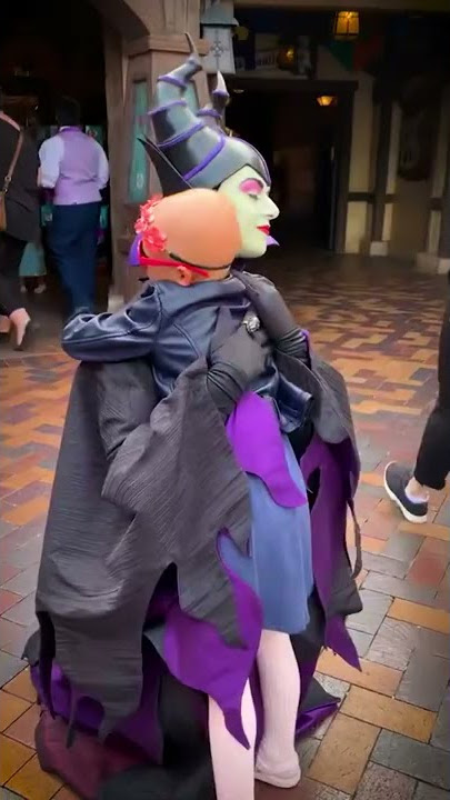 Maleficent surprises her biggest fan in Disneyland #Shorts