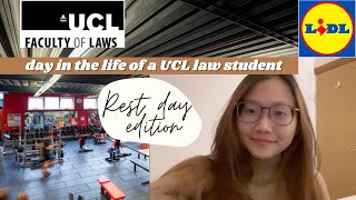 day in the life of a ucl law student: REST DAY!! (gym, groceries, cooking & sleep!) screenshot 5