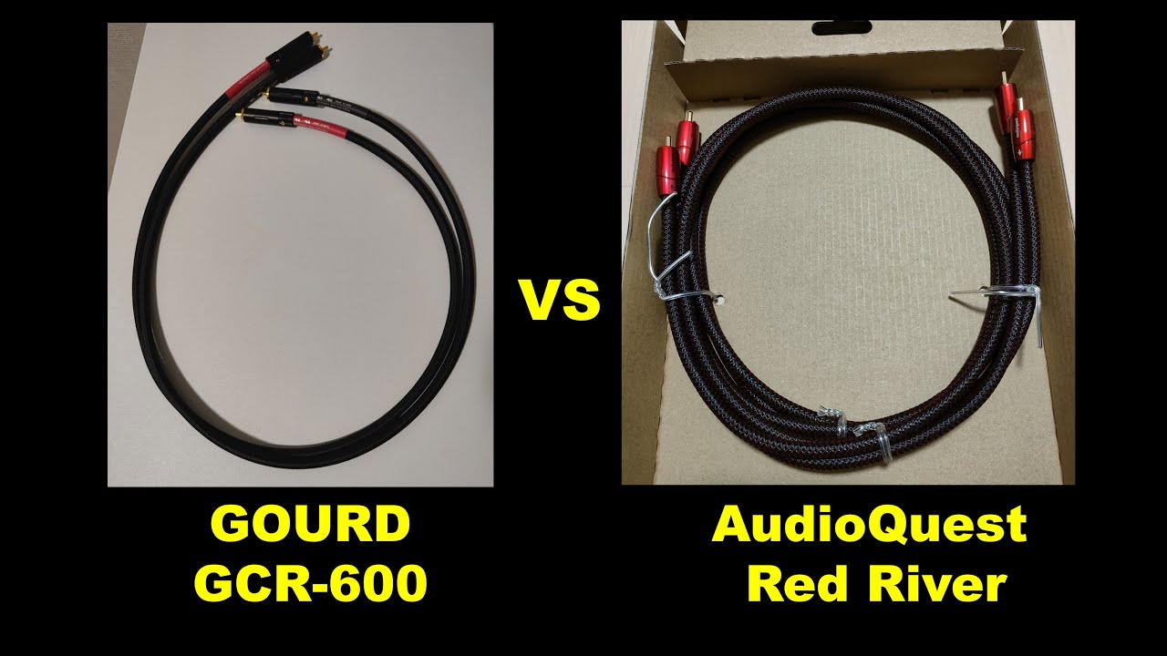 GOURDとオーディオクエストのRCAケーブルを比較しました。 - YouTube