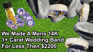🥇Episode 20 of My Favorite Internet Jeweler: Watch Me Make A Mens 1+ Carat Wedding Band in 14k Gold.