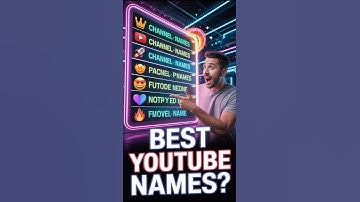 👁️‍🗨️1M   ♡50K   🗨️20K    📢10K The 5 Most Genius Channel Names | Ideas for YouTube Channel