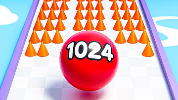 Ball Run 2048 🔮 Ultimate Number Merge Race 🟢 Max Level Walkthrough | Satisfying ASMR Gameplay WE4456