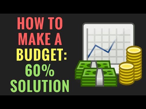 How to Make A Budget | The 60% Solution Explained