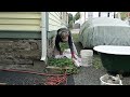 #10 CRUSHING Hammer Drill. Drilling Out Cement on Foundation. Tying up some loose ends OUTSIDE