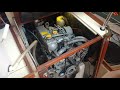 Yanmar Marine Diesel 30hp Engine Startup Cold Start