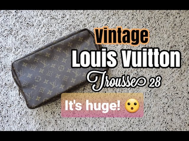 My favourite LV Trousse 23 and cosmetic case. Both are vintage but the  quality is simply amazing. Still l…