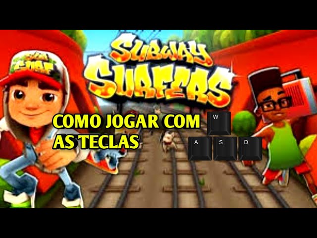 TUTORIAL] APRENDA A JOGAR COM AS TECLAS WASD SUBWAY SURFERS  #nocoinchallenge #subwaysurfers #naag 