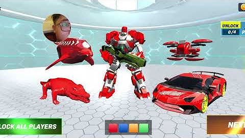 Dolphin Robot Transform War | Android Gameplay