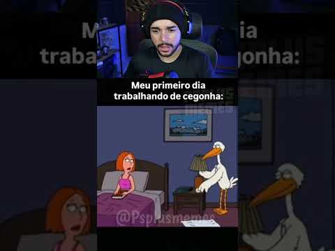 meu primeiro dia trabalhando de cegonha 🤨